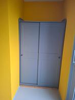 Leuke leg- en hangkast met schuifdeuren, Ophalen, 100 tot 150 cm, Met hangruimte, Zo goed als nieuw