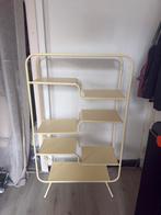 Stijlvolle gele metalen stellingkast, Ophalen, Gebruikt