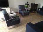 Montel Blauwe Fauteuils, Salontafel & Eettafel., Ophalen, Gebruikt, Twee, Blauw
