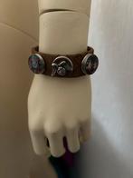 Fimma clickarmband, Ophalen of Verzenden, Zo goed als nieuw, Bruin, Leer