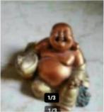 boeddha beeldje polystone 9x6cm, Huis en Inrichting, Ophalen of Verzenden, Zo goed als nieuw