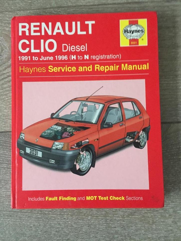 Haynes Manual vraagbaak Renault Clio phase1 1991-1996, Auto diversen, Handleidingen en Instructieboekjes, Ophalen of Verzenden