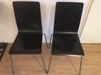 Twee stoelen (Ikea Martin), Huis en Inrichting, Stoelen, Gebruikt, Twee, Zwart, Ophalen