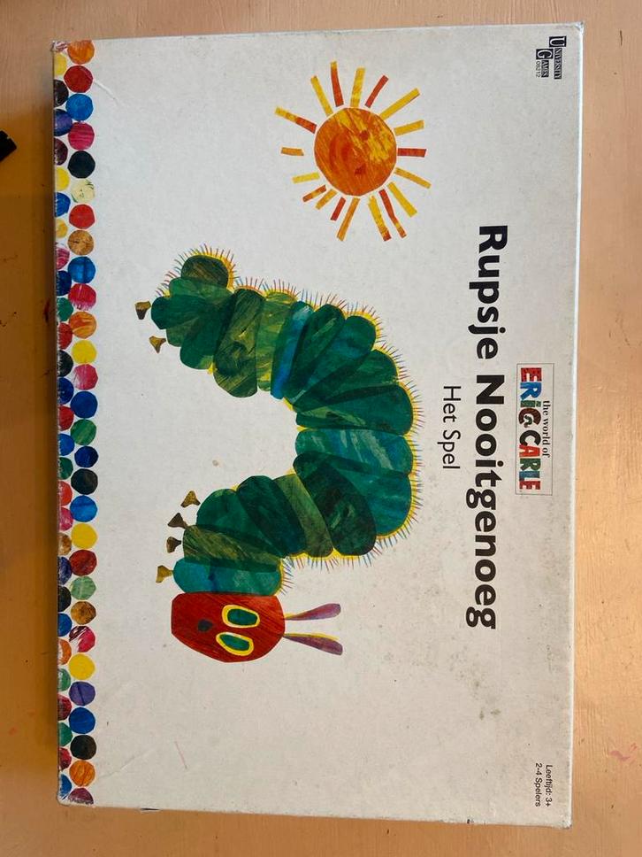 Rupsje nooitgenoeg bordspel, Hobby en Vrije tijd, Gezelschapsspellen | Bordspellen, Gebruikt, Drie of vier spelers, Ophalen of Verzenden