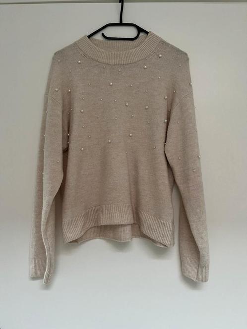 Als NIEUW ecru trui met parels H&M - maat XS 34, Kleding | Dames, Truien en Vesten, Zo goed als nieuw, Maat 34 (XS) of kleiner