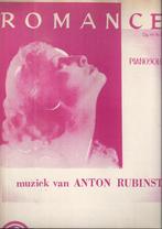 Ba67 bladmuziek romance piano solo anton rubinstein ---, Gebruikt, Klassiek, Ophalen of Verzenden, Artiest of Componist