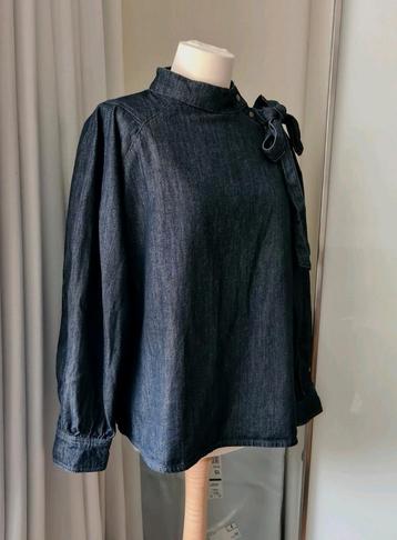 SUMMUM/BLUE DAZE DENIM TUNIEK BLOUSE 40 beschikbaar voor biedingen