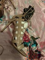 Aquazurra nude hakken 39, Kleding | Dames, Schoenen, Beige, Zo goed als nieuw, Aquazzura, Sandalen of Muiltjes