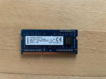 HP Kingston 4GB DDR3 RAM 1600MHz beschikbaar voor biedingen