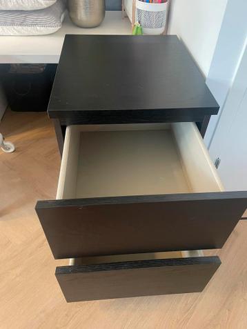Ladekastje Malm (IKEA) zwart, zo goed als nieuw - afbeelding 4