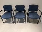 Gebruikte stoelen, Huis en Inrichting, Stoelen, Ophalen, Gebruikt, Blauw, Drie