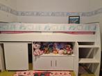 halfhoog slaper met bureau, Kinderen en Baby's, Kinderkamer | Stapelbedden en Hoogslapers, Ophalen, Gebruikt, Hoogslaper