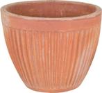 bloempot  Mega Collections Meloen terracotta D 37 H 30 cm, Ophalen, Rond, Tuin, Minder dan 40 cm