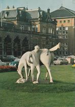 STAD GRONINGEN Stationsplein Peerd van Ome Loeks met VW, Verzamelen, Verzenden, 1960 tot 1980, Gelopen, Groningen