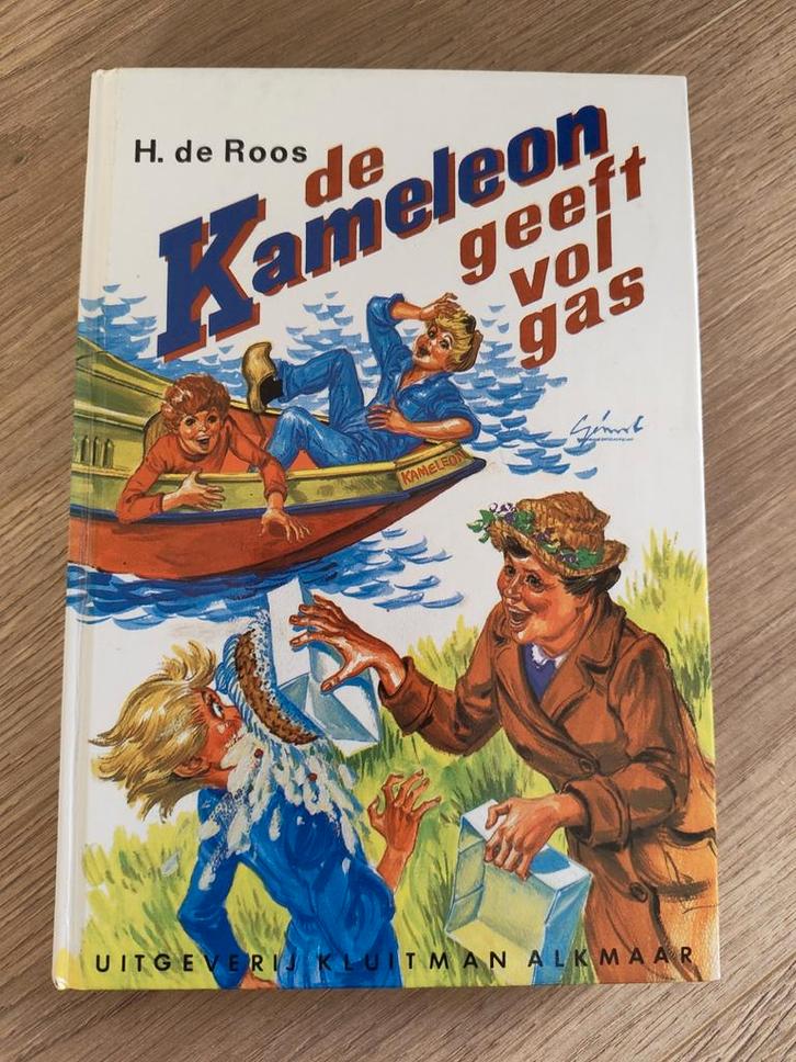 De Kameleon geeft vol gas - H. de Roos, Boeken, Kinderboeken | Jeugd | onder 10 jaar, Gelezen, Fictie algemeen, Ophalen of Verzenden