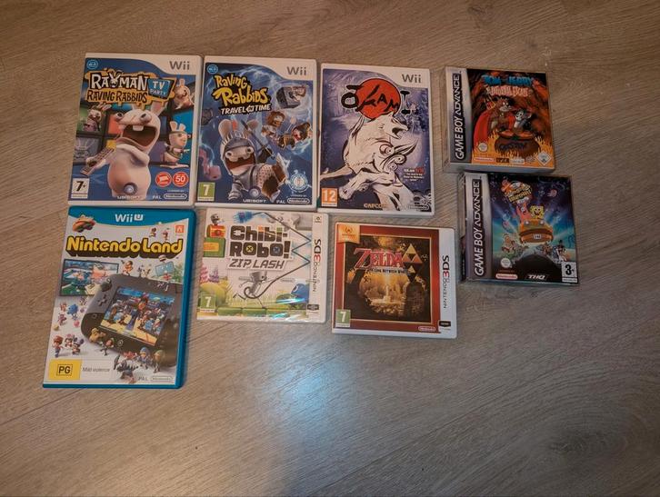 Nintendo Games Collectie, Spelcomputers en Games, Games | Overige, Zo goed als nieuw, Avontuur en Actie, 1 speler, Vanaf 3 jaar