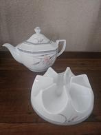 Douwe Egberts theepot met theelicht, Huis en Inrichting, Keuken | Servies, Ophalen of Verzenden, Overige stijlen, Overige typen