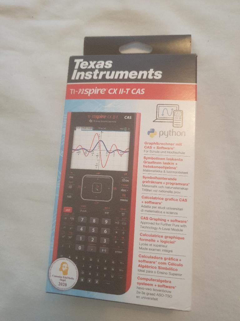 TI-nspire CX II-T CAS, Diversen, Rekenmachines, Ophalen of Verzenden, Grafische rekenmachine, Zo goed als nieuw