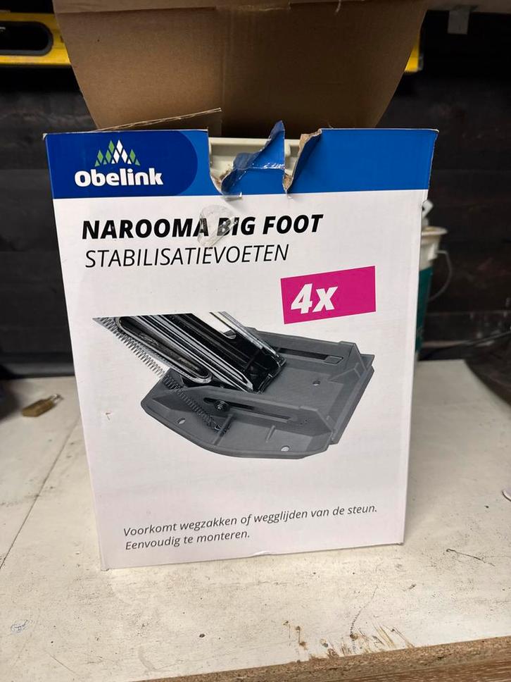 Obelink Naroom Big Foot Stabilisatievoeten Caravan, Caravans en Kamperen, Caravan accessoires, Nieuw, Ophalen