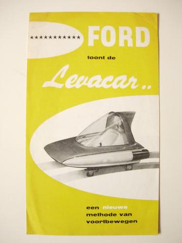 Ford Levacar Folder ca 1960 - Concept Car beschikbaar voor biedingen