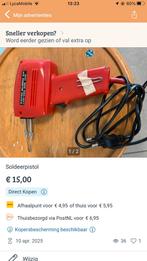 Soldierpostol, Auto-onderdelen, Accu's en Toebehoren, Ophalen of Verzenden, Nieuw