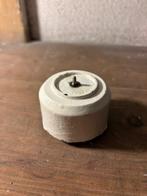 Jaren 30 deurklinken en schakelaars, Doe-het-zelf en Verbouw, Hang- en Sluitwerk, Ophalen, Gebruikt, Koper of Messing, Klink of Kruk