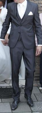 Zeer mooie trouwpak!!, Ophalen, Zo goed als nieuw, Grijs, Trouwpak