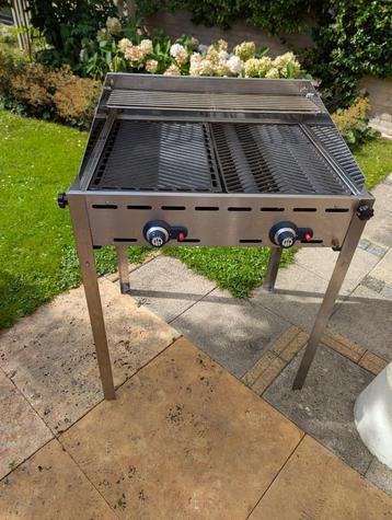 Professionele Hendi Greenfire BBQ - 2 gasbranders - RVS - beschikbaar voor biedingen