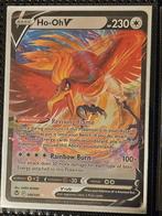 Pokemon Ho-Oh V 140/195 Silver Tempest, Ophalen of Verzenden, Zo goed als nieuw, Losse kaart, Foil