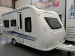 Hobby De Luxe 460 LU enkele bedden met voortent en mover!, Caravans en Kamperen, Rondzit, Hobby, Bedrijf, 6 tot 7 meter