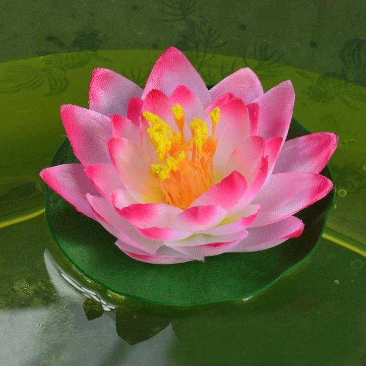 Kunst Waterlelie / Nep Bloem Kunstplant Lelie Vijver Water, Huis en Inrichting, Woonaccessoires | Kunstplanten en Kunstbloemen