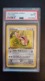 Pokemon: PSA 8 Lickitung 1st Edition (JU38), Ophalen of Verzenden, Zo goed als nieuw