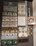 Art nouveau Art Deco  tegels 55 stuks vaste prijs C 1900, Ophalen of Verzenden