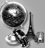 VW KEVER & GLOBE & EIFFELTOREN ( RIVIÈRA MAISON VOTIVE KADO), Huis en Inrichting, Woonaccessoires | Wereldbollen, Ophalen of Verzenden