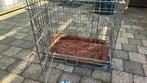 Opvouwbare hondenbench met twee openingen 62x44x53, Ophalen, Gebruikt