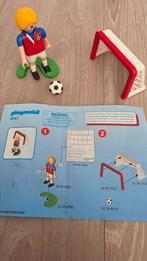 Playmobil 4947 voetballer met goal, Ophalen of Verzenden, Zo goed als nieuw