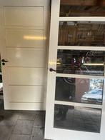 4 deuren 2 met glas 2 zonder glas, Doe-het-zelf en Verbouw, Deuren en Horren, Ophalen, 80 tot 100 cm, Binnendeur, 200 tot 215 cm