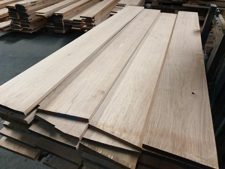 Eiken planken in veel verschillende afmetingen, Doe-het-zelf en Verbouw, Hout en Planken, Nieuw, Plank, Eiken, Minder dan 200 cm