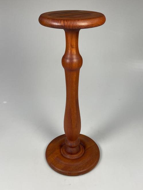 Vintage Massief Teakhouten Plantenstandaard/Piedestal Deens, Huis en Inrichting, Woonaccessoires | Zuilen en Pilaren, Gebruikt