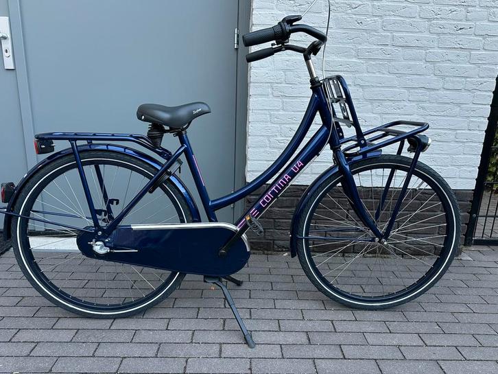 Zeer nette Cortina U4 Damesfiets 26 inch blauw/ roze, Fietsen en Brommers, Fietsen | Dames | Damesfietsen, Zo goed als nieuw, Overige merken
