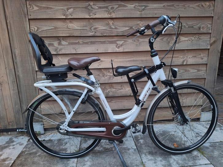 Sparta Amazone 4 life moederfiets. Incl. buiszadel + Yepp, Fietsen en Brommers, Elektrische fietsen, Gebruikt, Sparta, Ophalen