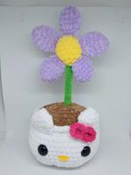Gehaakte hello kitty bloempot en meer, Kinderen en Baby's, Speelgoed | Knuffels en Pluche, ., Nieuw, Ophalen of Verzenden, .