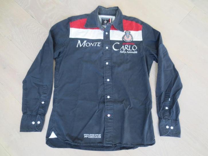 Mc Gregor overhemd Monte Carlo, maat M, Kleding | Heren, Overhemden, Gedragen, Halswijdte 39/40 (M), Blauw, Ophalen of Verzenden