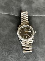 Rolex dag datum ZEER goede kwaliteit zie uurwerk zie foto's, Staal, Polshorloge, Nieuw, Ophalen of Verzenden