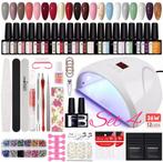 20 stuks Gellak Pakket met 36W uv led lamp. Nagels/Nail art., ., Nieuw, Ophalen of Verzenden, .