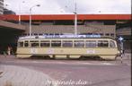h1073: dia van HTM PCC tram 1235, Rijnstraat, '80s, Ophalen of Verzenden, Gebruikt, Tram