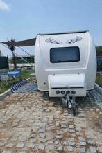 De Luxe caravan Voortent/Airco/Zonnepanelen, Caravans en Kamperen, Overige merken, Standaardzit, Luifel, 75 kg