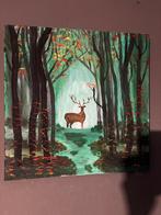 Schilderij: Hert in het bos, Ophalen