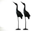2 Decoratieve handgesmede vogels / kraanvogels / vogel, Ophalen of Verzenden