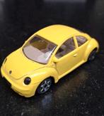 Gele Volkswagen New Beetle van Bburago, Ophalen of Verzenden, Gebruikt, Auto